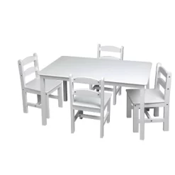 5pc Kids' Rectangle Table And Chair Set - Gift Mark -Child Furniture Store GUEST 01f83242 16b7 45f7 af44 81f1b56bb030
