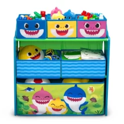 Delta Children Baby Shark 6 Bin Design And Store Toy Organizer - Greenguard Gold Certified -Child Furniture Store GUEST 03d64169 93b3 493b 876e 23b94d5e4bc0