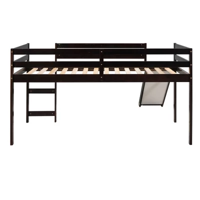 Twin Size Loft Bed With Slide - ModernLuxe 8 Twin Size Loft Bed With Slide - ModernLuxe - Image 6