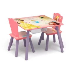 Delta Children Disney Princess Kids' Table And Chair Set With Storage (2 Chairs Included) - Greenguard Gold Certified - 3ct -Child Furniture Store GUEST 0641478c 7118 4188 9a28 d77085ffaaf5