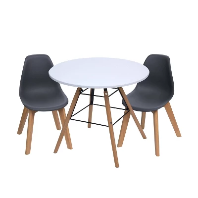 3pc Modern Kids' Round Table And Chair Set - Gift Mark 8 3pc Modern Kids' Round Table And Chair Set - Gift Mark - Image 6