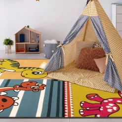 Dinoventure Dinosaurs Non-Slip Kids Playroom Decor Washable Indoor Area Rug By Blue Nile Mills 19 Dinoventure Dinosaurs Non-Slip Kids Playroom Decor Washable Indoor Area Rug By Blue Nile Mills -Child Furniture Store GUEST 0831458c aac7 479f bad0 253413719c6f