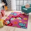 Well Woven Modern Daisy Butterflies Bright Kids Room Carpet Soft Durable Pink Area Rug -Child Furniture Store GUEST 0923250d f718 4cc2 b937 f6023621cfd4