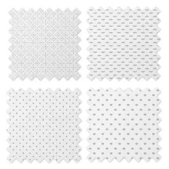 Bacati - LOVE Muslin Swaddling Blankets Set Of 4, Gray/White -Child Furniture Store GUEST 0a7de354 fa64 4781 be8b 9a40bc4e82ca