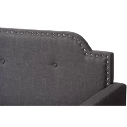 Twin Packer Fabric Upholstered Sofa Daybed Gray - Baxton Studio -Child Furniture Store GUEST 0de0a37b 220a 4907 90fc 82ad2a592387
