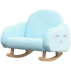 Qaba Kids Rocker Armchair, Children Rocking Chair For Nursery Playroom Preschool, With Solid Wood Legs, Anti-Tipping Design, For 1.5-5 Years 11 Qaba Kids Rocker Armchair, Children Rocking Chair For Nursery Playroom Preschool, With Solid Wood Legs, Anti-Tipping Design, For 1.5-5 Years -Child Furniture Store GUEST 0e3f6b60 08f7 4b9a 8a6d f994c574bf37