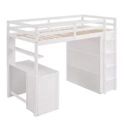 Twin Size Loft Bed With Drawers, Desk And Wardrobe-ModernLuxe -Child Furniture Store GUEST 0e6895ed 055c 471c 9b8e 8f28277a5244