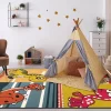 Dinoventure Dinosaurs Non-Slip Kids Playroom Decor Washable Indoor Area Rug By Blue Nile Mills -Child Furniture Store GUEST 0fa21737 11ea 4b1c bbb4 dbf4b3df7379