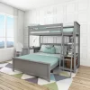 Max & Lily L-Shaped Twin Over Full Bunk Bed With Bookcase And Desk 1 Max & Lily L-Shaped Twin Over Full Bunk Bed With Bookcase And Desk -Child Furniture Store GUEST 100c5381 8bc3 4e1c bfb3 baac6bc0aeae