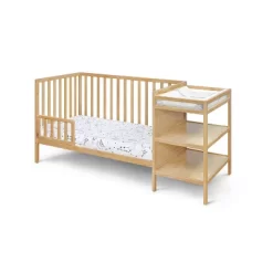 Suite Bebe Palmer 3-in-1 Convertible Island Crib And Changer Combo - Natural -Child Furniture Store GUEST 112550f4 e070 423f bb3b 58b6097f25ae