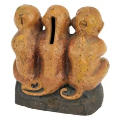 Design Toscano Speak No, See No, Hear No Evil Monkeys Still Action Die-Cast Iron Coin Bank -Child Furniture Store GUEST 1342a5f1 b265 4fcb bb4c 764c6a64bf2e