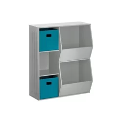 3pc Kids' Floor Cabinet With 2 Bins Set - RiverRidge Home -Child Furniture Store GUEST 1384679d 978e 46ac 9ea4 f81f200b3ccb