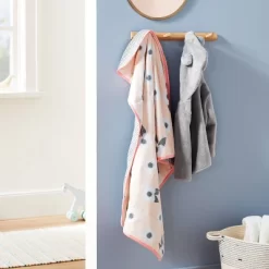 Jersey Knit Reversible Baby Blanket Floral - Cloud Island™ - Pink