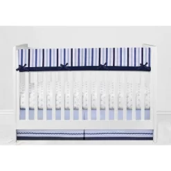 Bacati - Little Sailor Anchor Boat Blue Navy 6 Pc Crib Bedding Set With Long Rail Guard Cover 20 Bacati - Little Sailor Anchor Boat Blue Navy 6 Pc Crib Bedding Set With Long Rail Guard Cover -Child Furniture Store GUEST 14474507 311e 4929 9844 c57d3f22e228