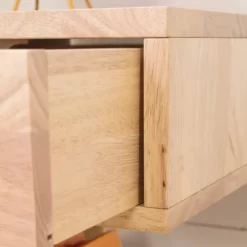 Sweedi Solid Wood 1 Drawer Nightstand Natural Wood - South Shore