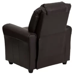 Emma And Oliver Contemporary Kids Recliner With Cup Holder And Headrest -Child Furniture Store GUEST 15fd0186 8632 4bef a851 f899eb2d6e45