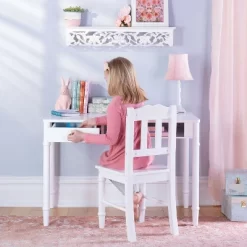 Guidecraft Kids' Dahlia Desk And Chair Set -Child Furniture Store GUEST 16d38097 8751 47d4 8a7f 50c24a2285e5