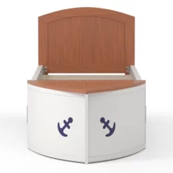 Twin Collindale Boat Design Kids' Bed With Trundle White/Oak - MiBasics -Child Furniture Store GUEST 18521ecd 4335 42d1 84fe 5ae8dc8789bd