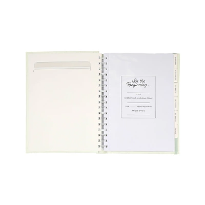 Pearhead Pregnancy Journal - Sage 3 Pearhead Pregnancy Journal - Sage