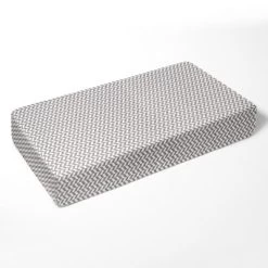 Bacati - Herringbone Gray Muslin 3 Pc Toddler Bed Sheet Set 100 Pecent Cotton -Child Furniture Store GUEST 18b623a3 2b35 460a 85f7 c4d0646ee8af