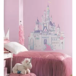 Roommates Disney Princess Princess Castle Peel And Stick Giant Wall Decal