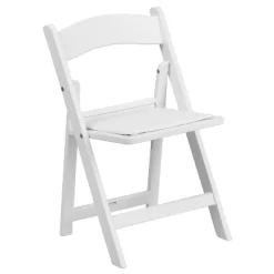Emma And Oliver 11 Pack Kids White Resin Folding Chair With White Vinyl Padded Seat -Child Furniture Store GUEST 1a025356 529f 4e9f a072 b1852b1cc337