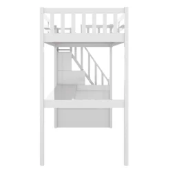 Twin Size Loft Bed With Staircase And Built-in Desk - ModernLuxe -Child Furniture Store GUEST 1ae46f3b b0db 43ce b578 12d78752b5a9