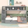 Twin Over Full Bunk Bed With Shelves, Storage Staircase And 2 Drawers - ModernLuxe 1 Twin Over Full Bunk Bed With Shelves, Storage Staircase And 2 Drawers - ModernLuxe -Child Furniture Store GUEST 1c71c38b b111 4c30 ae7f 75df92f01ca7