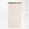 Bacati - Stars Orange Muslin 3 Pc Toddler Bed Sheet Set 100 Percent Cotton