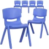 Flash Furniture 6 Pack Plastic Stackable School Chair With 13.25" Seat Height -Child Furniture Store GUEST 1e581748 cece 42d4 9c7a ebca85e57631