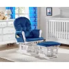 Suite Bebe Mason Glider And Ottoman - White Wood And Navy Fabric -Child Furniture Store GUEST 1e676b4a c224 471a b24f 4664e4d3390d