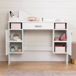 Tiara Makeup Desk Pure White - South Shore -Child Furniture Store GUEST 1e869fdd 388f 4fe3 83ae 3dd1648633c7