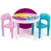 3pc Kids' 2 In 1 Round Activity Table With Chairs - Humble Crew -Child Furniture Store GUEST 1eadf851 6eed 4268 95f9 92c2f4826fbb