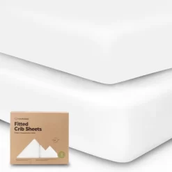 KeaBabies 2pk Soothe Fitted Crib Sheets Neutral, Organic Baby Crib Sheets, Fits Standard Nursery Baby Mattress -Child Furniture Store GUEST 203c0fee 7ef7 4835 b43d 5c35382c32d7