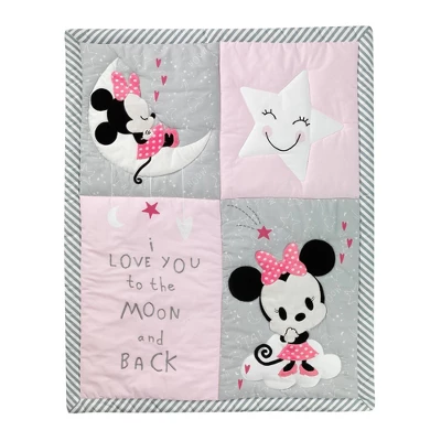 Lambs & Ivy Disney Baby Nursery Crib Bedding Set - Minnie Mouse 4pc 4 Lambs & Ivy Disney Baby Nursery Crib Bedding Set - Minnie Mouse 4pc - Image 2