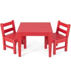 Costway 3PCS Kids Table & 2 Chairs Set Outdoor Heavy-Duty All-Weather Activity Table Set 27 Costway 3PCS Kids Table & 2 Chairs Set Outdoor Heavy-Duty All-Weather Activity Table Set -Child Furniture Store GUEST 20a4e612 2d5a 4074 93bb 0ba77e0da4d9