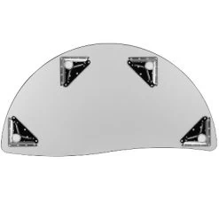 Flash Furniture 47.5" Half Circle Wave Flexible Collaborative Thermal Laminate Activity Table - Height Adjustable Short Legs -Child Furniture Store GUEST 215bcdeb d548 431d 9f59 5fc084505bb6