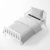 Bacati - Mustache/Plus Muslin 4 Pc Toddler Bedding Set, Black -Child Furniture Store GUEST 218fe4c5 f79b 4c60 a68a da2ac7785195