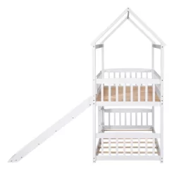 House Shape Twin Over Twin Bunk Bed With Slide - ModernLuxe 16 House Shape Twin Over Twin Bunk Bed With Slide - ModernLuxe -Child Furniture Store GUEST 22b2d6b5 1b5a 4c68 b0fe dd40de61978d