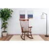 Gift Mark Modern Wooden Rocking Chair - Cherry