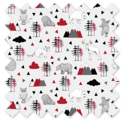 Bacati - Woodlands Red Black Gray 3 Pc Cotton Toddler Bed Sheet Set 15 Bacati - Woodlands Red Black Gray 3 Pc Cotton Toddler Bed Sheet Set -Child Furniture Store GUEST 2615b858 3864 48ec b613 8bacac9521a5