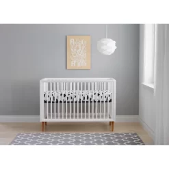 Contours Roscoe 3-in-1 Convertible Crib - White -Child Furniture Store GUEST 265119f8 9937 437e be0f ac6b56f4763a