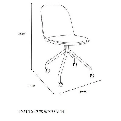 Rolling Kids' Desk Chair - Pillowfort™ 11 Rolling Kids' Desk Chair - Pillowfort™ - Image 9