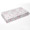 Bacati - Jungle Safari Print Lilac/Coral 100 Percent Cotton Muslin Universal Baby US Standard Crib Or Toddler Bed Fitted Sheet -Child Furniture Store GUEST 27866495 0d81 449a 9395 40cf5f475f83