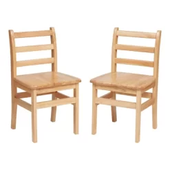 ECR4Kids Three Rung Ladderback Chair, Classroom Seating, Natural, 2-Pack -Child Furniture Store GUEST 2991522d 2fd5 43c1 836d f6e99eced1a3