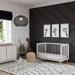 Room & Joy Jonas 3 In 1 Crib - Gray With Metal Legs -Child Furniture Store GUEST 299b94bc e1cc 4981 ad03 890a4879331a