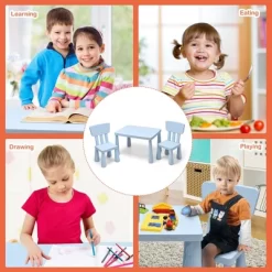 Costway Kids Table & 2 Chairs Set Toddler Activity Play Dining Study Desk Baby Gift -Child Furniture Store GUEST 2aa2f3bd 3a18 4191 84d9 14248bbebc1a