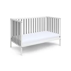 Baby Cache Deux Remi 3-in-1 Convertible Island Crib - White/Gray -Child Furniture Store GUEST 2c3984ca e701 45e7 9bfc ef66a3c4af01
