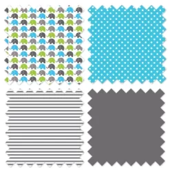 Bacati - Elephants Aqua/Lime/Gray 3 Pc Crib Bedding Set -Child Furniture Store GUEST 2ccc38d1 6592 48ce b8cf 156d4d950fe2 1
