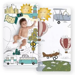 JumpOff Jo - 2 Pack Fitted Crib Sheets, Super Soft 100% Cotton Sheets For Standard Crib Mattresses And Toddler Beds, 28 In. X 52 In 20 JumpOff Jo - 2 Pack Fitted Crib Sheets, Super Soft 100% Cotton Sheets For Standard Crib Mattresses And Toddler Beds, 28 In. X 52 In -Child Furniture Store GUEST 2f681062 c629 486c bc92 77e5bac80e6e